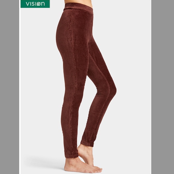 Brown organic cotton stretchy corduroy leggings NWT - Picture 1 of 8